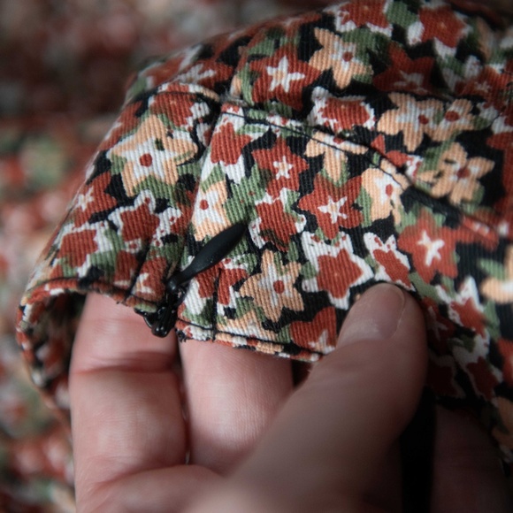 Compania Fantastica Floral Wide Leg Cotton Dungarees Overalls - Picture 8 of 11